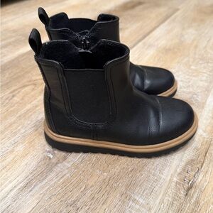H&M Black Kids Boots with Tan Sole